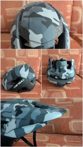 Capacete bike + bermudas