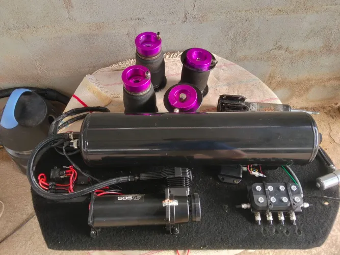 Suspensão a ar castor muito top, funcionando perfeitamente