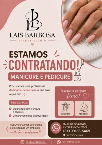 ? CONTRATA-SE MANICURE ?