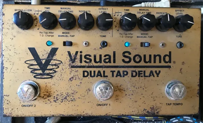 Visual sound Dual TAP Tempo Delay 