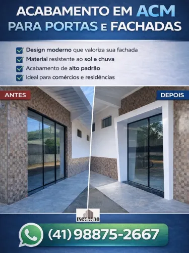 Revestimento em ACM para Portas e Fachadas | Curitiba