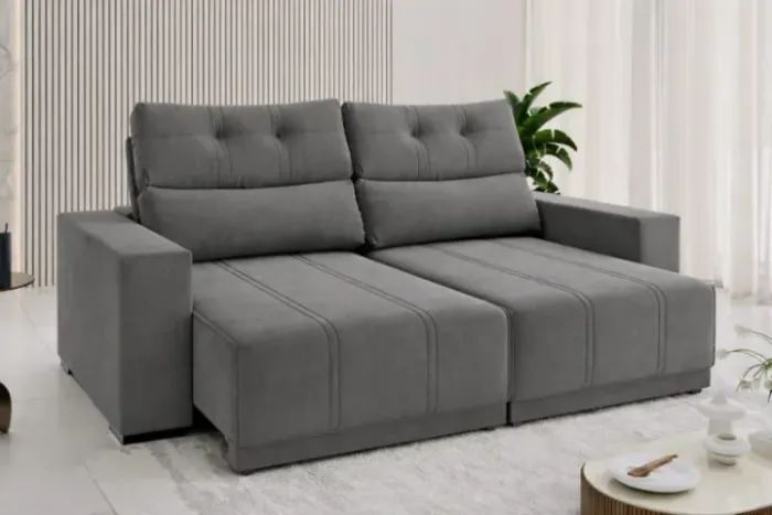 Sofá Retrátil e Reclinável Royal 2,00 m Produto Novo! Pronta Entrega!