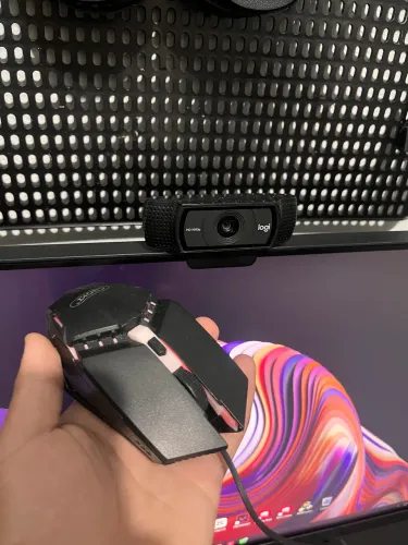 Webcam Logitech + Mouse Gamer