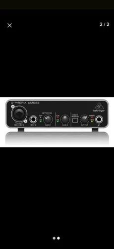 Interface de áudio Behriger U phoria 22