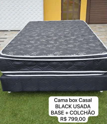 Cama Box Casal BLACK USADA - ENTREGO