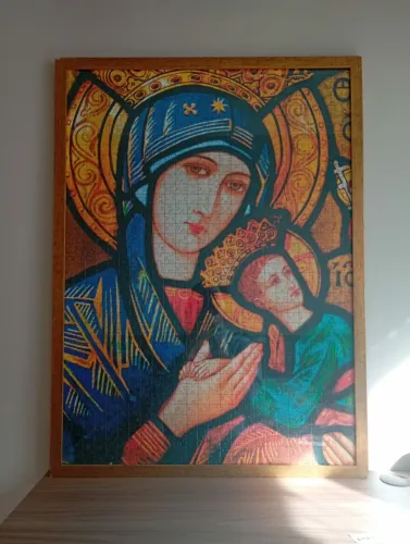 Quadro quebra cabeça - Nossa Senhora