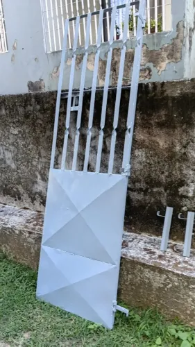 Grade de Ferro para Porta - Reforçado - 2,16 x 0,66cm