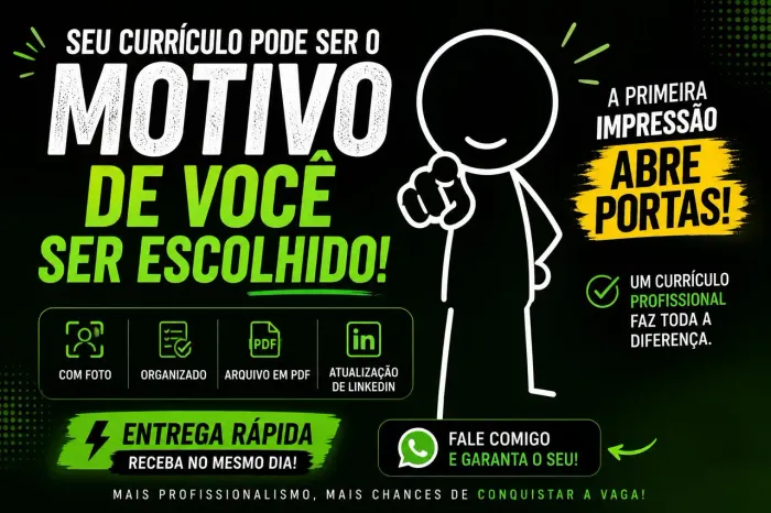 Currículo Profissional e Personalizado