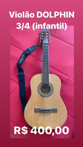 Violão 3/4 marca DOLPHIN 