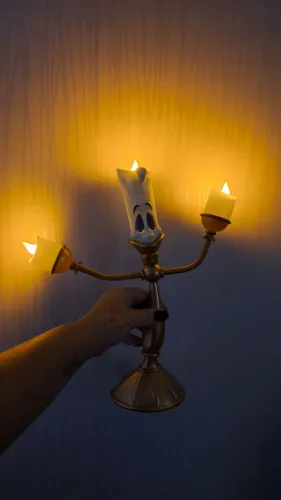Castiçal Lumière Disney
