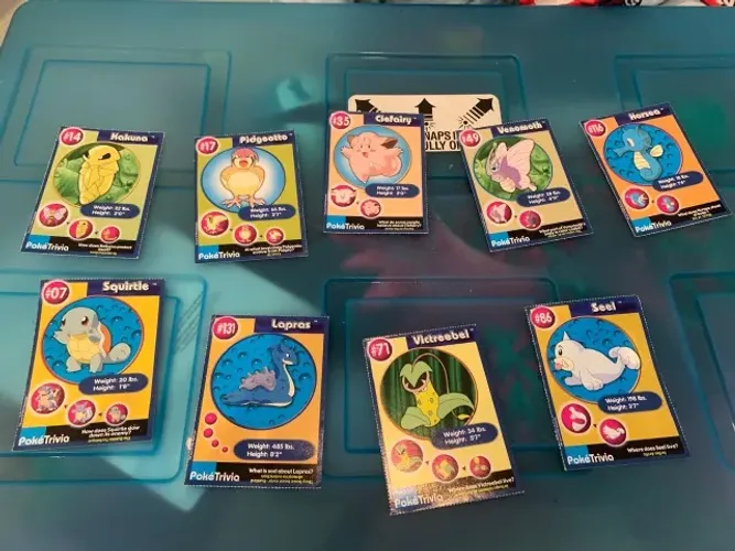 cards pokemon poketrivia burger king americano 1999 filme mewtwo strikes back