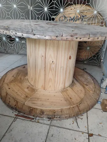 Bobina de Madeira para customização
