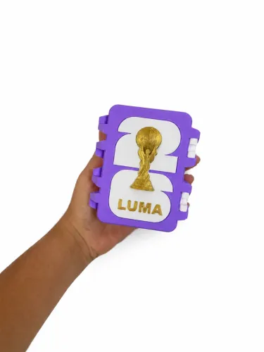 Porta figurinhas Copa
