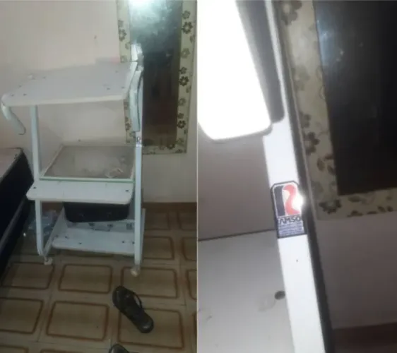 Carrinho para aparelhos de estética