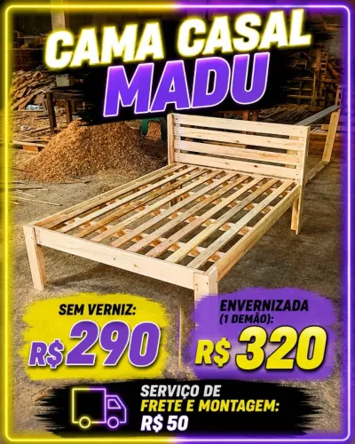 CAMA CASAL MADU