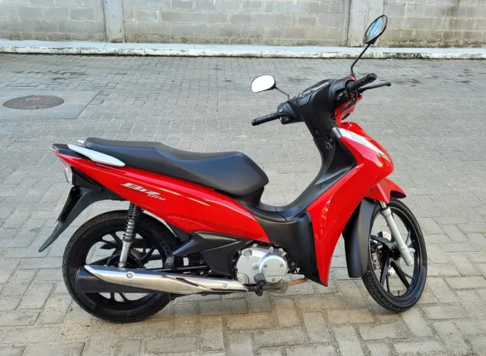 Honda Biz 125 EX 2023 zerada, 16 mil km, Manual e Chave Reserva, Parcelo até 12x no Cartão