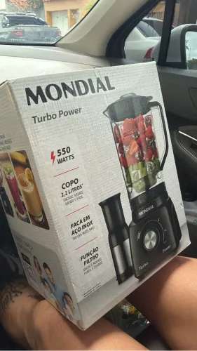 LIQUIDIFICADOR MONDIAL TURBO
