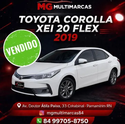 Toyota Corolla XEI 2.0 Flex 16V Aut. 2019
