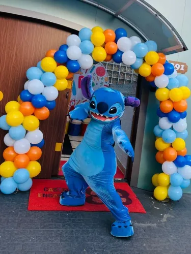 Fantasia Mascote Stitch Completa - Personagem Vivo