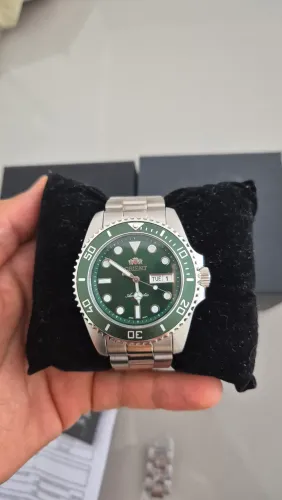 Relógio Orient Masculino Automático Verde F49ss027nh E1sx