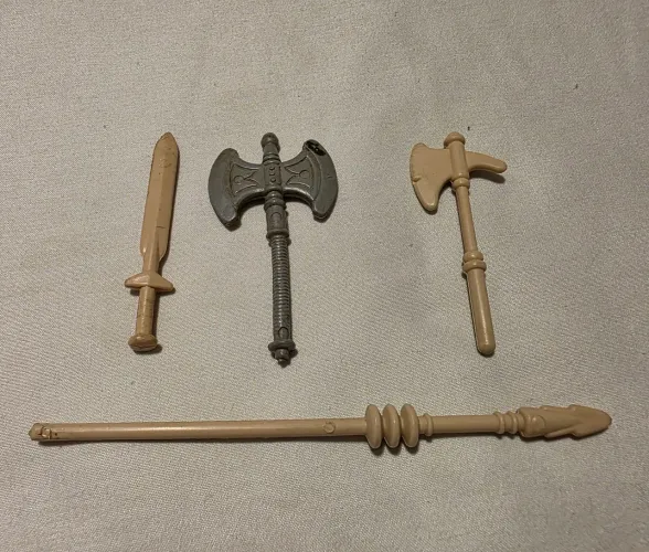 Kit de armas He Man Castelo de Greyskull anos 80 ORIGINAL