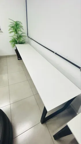 Mesa MDF estrutura Metalica Resistente