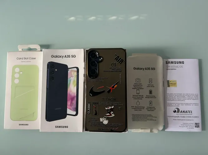 Samsung Galaxy A35 5G 128GB/6GB RAM - Completo e Muito Conservado