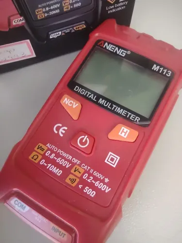 Multímetro Digital Profissional Aneng M113