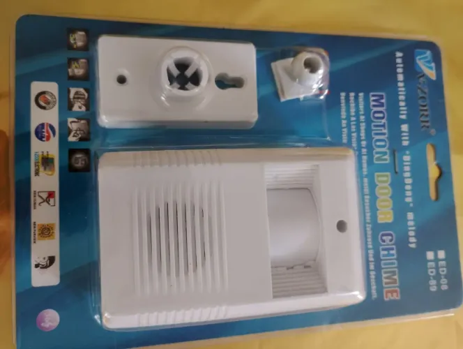 Sensor De Presença Sonoro Anunciador Sem Fio