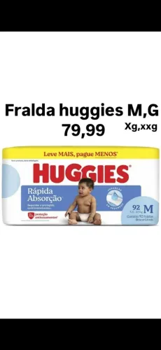 Fraldas huggies