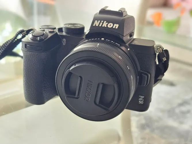 NIKON Z50 +16-50mm excelente estado! 6.468 cliques!Barata! Para vender rápido!