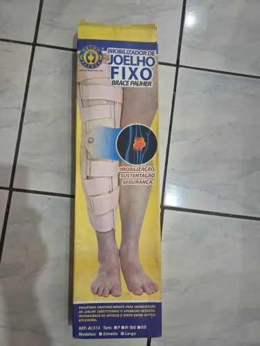 Imobilizador de joelho fixo bracelete pauher