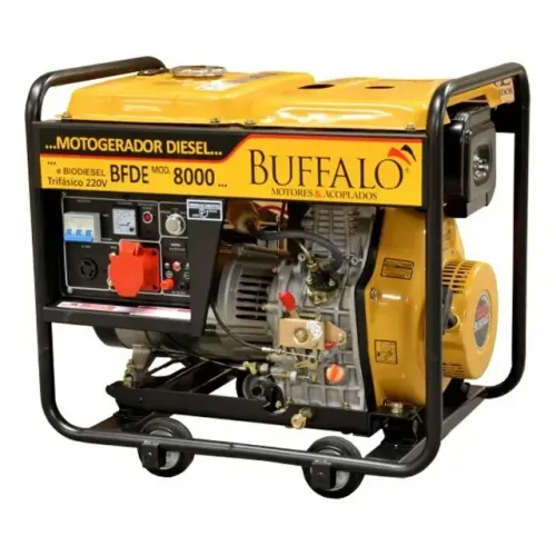 Gerador de Energia a Diesel 8.1 KVA Trifásico 220V/380V Buffalo BFDE 8000 PRO - Partida El