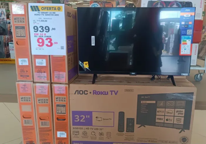 Tv nova parcelamos em até 10x sem juros