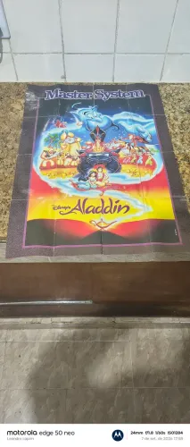 Poster original raro master system