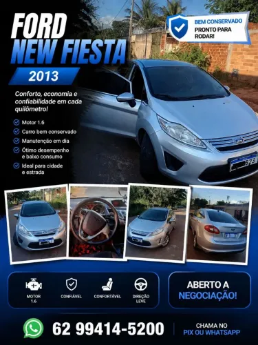 Ford Fiesta Sedan SE 1.6 16V Flex 4P 2013