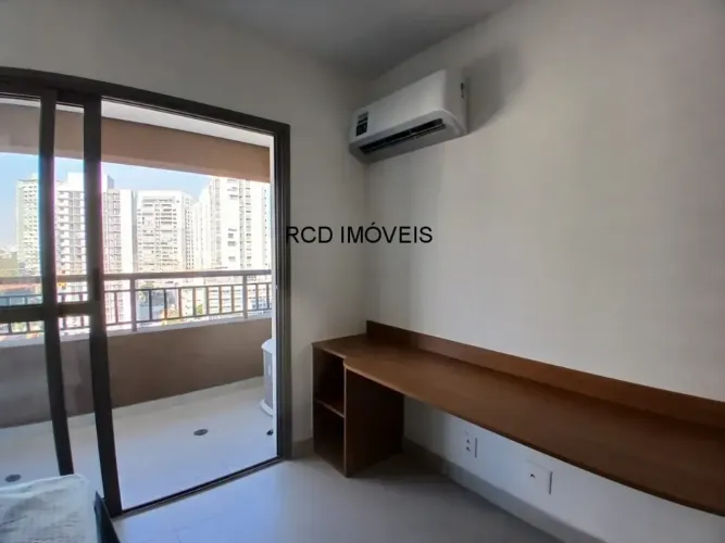 Apartamento mobiliado locação Butantã próximo ao metrô: 1 quarto, varanda, 28m²