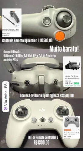 KIT FPV DJI (sem drone)