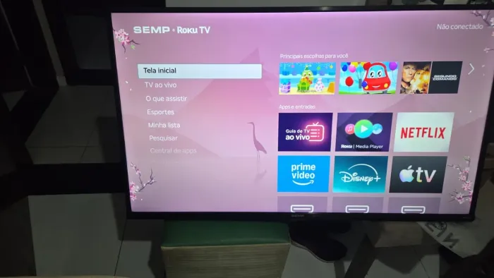 Televisão Toshiba 3 meses de uso nova nova 43 polegadas