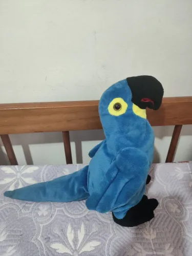 Pelúcia de animal fantoche arara cacau show