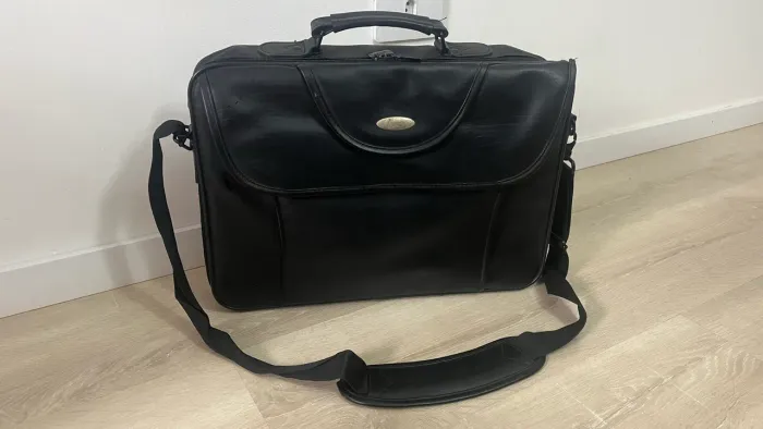 Bolsa de couro para notebook 