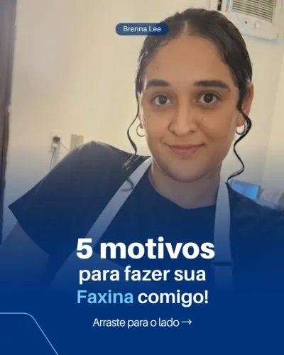 Faxina, diarista, limpeza