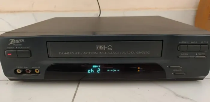Videocassete Zenith VR4236HF VHS HQ 4 Head Hi-Fi Stereo Funcionando 100%