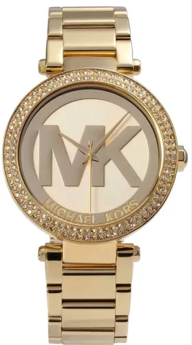  Relógio dourado Michael Kors Parker Mk5784 para mulheres brilhantes