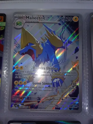 Carta pokémon da coleção escuridão absoluta. Manectric