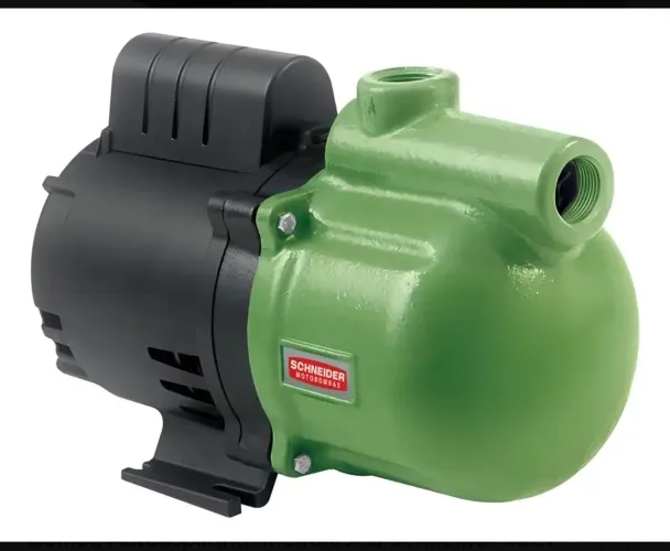 Bomba Autoaspirante Monofásica Schneider 1/2cv Asp-98 Cor Verde Frequência 60 Hz