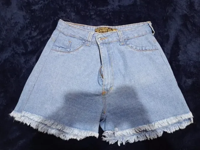 Short Jeans Feminino Num 46 Usado