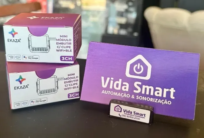 MINI MÓDULO 3 CANAIS WIFI - EKAZA