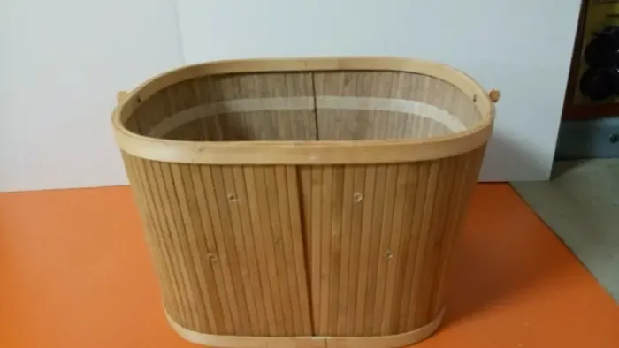 Cesta Bambu de engate. Oferta!