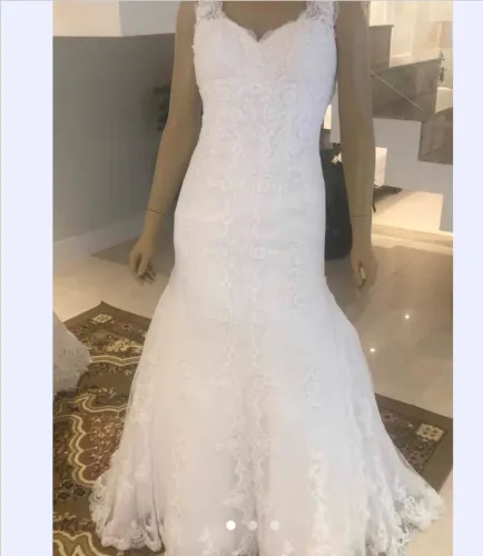 Vestido de noiva sereia 38